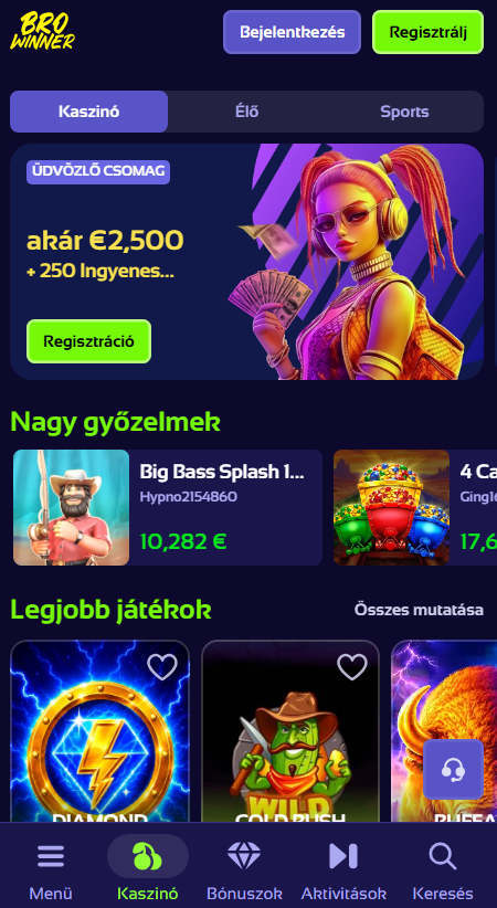 Mobiljáték a Browinner